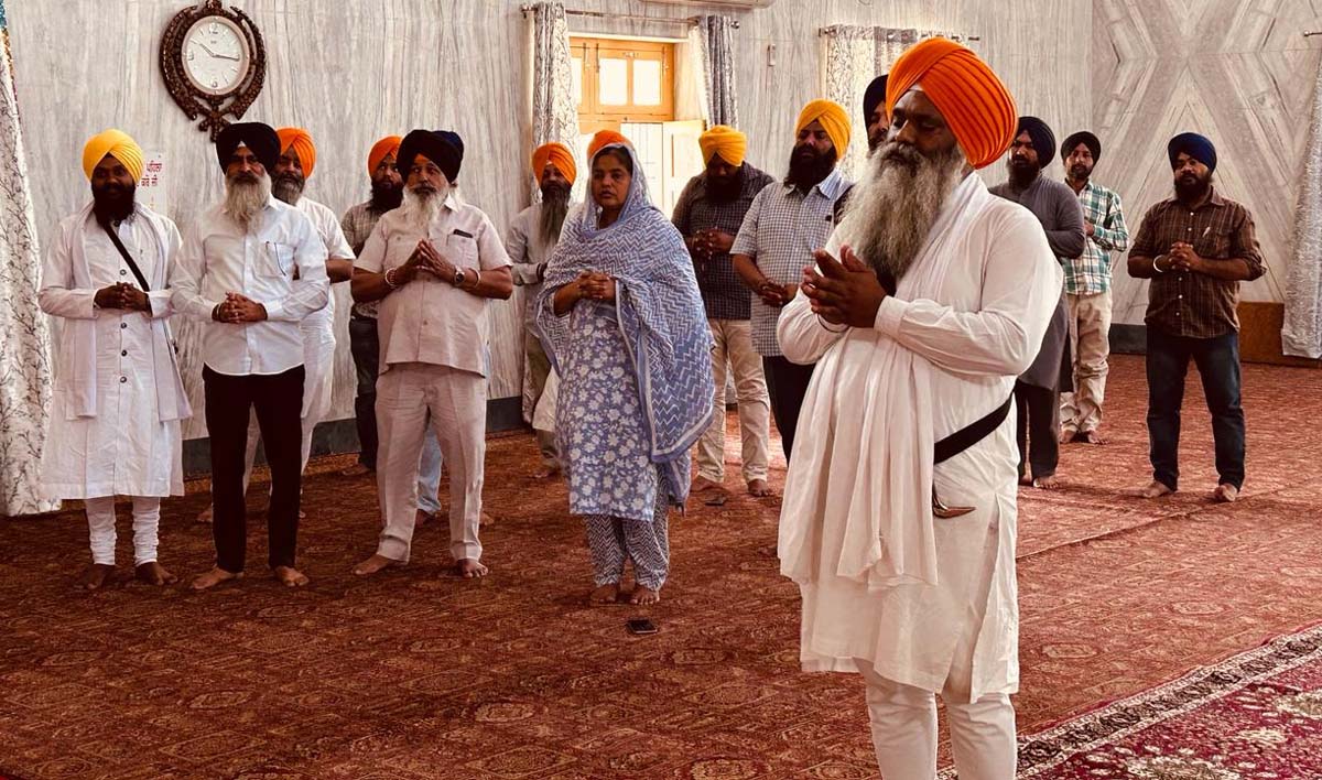Sri Akhand Path Sahib started in connection with Sirhind Fateh Day being celebrated from 10th to 12th May.